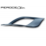 FIAT 500 ABARTH / 500T Front Side Air Duct Diffuser Set by Feroce - Carbon Fiber (North American Model) 